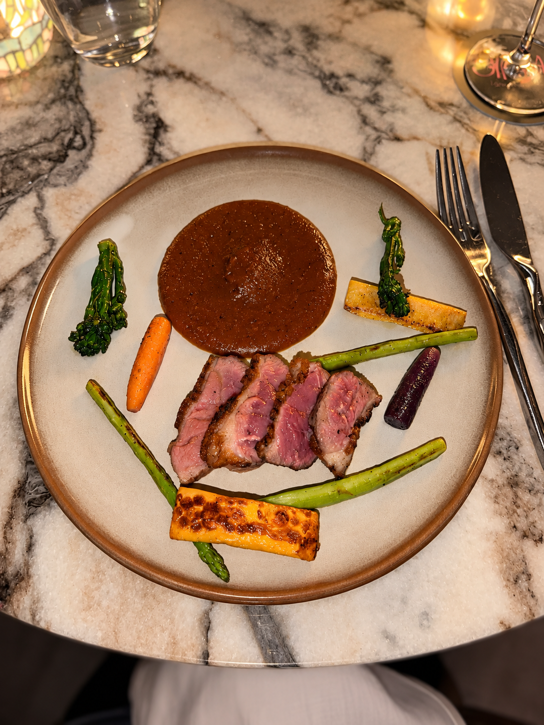 Roasted Duck Breast with Pink Mole