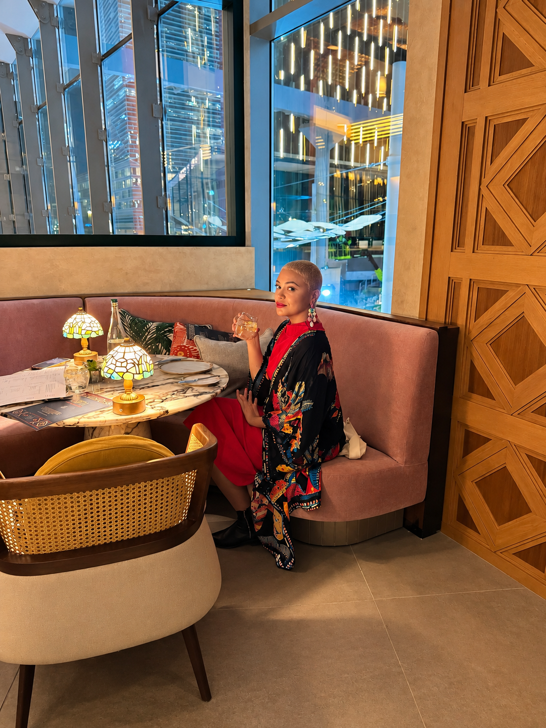 Dining at SIRA, W Riyadh
